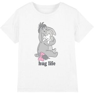 Winnie The Pooh Girl's Eeyore Hug Life Valentine'S Day T-Shirt White Size: 5-6 Years White 5-6 Years Winnie The Pooh Girl's Eeyore Hug Life Valentine'S Day T-Shirt White Size: 5-6 Years White 5-6 Years