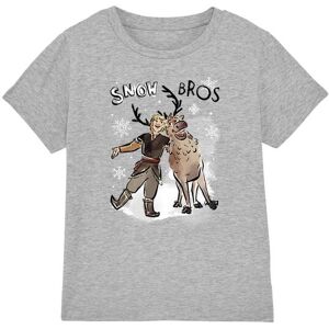 Frozen Sven & Kristoff Snow Bros Kids T-Shirt Light Grey Size: 12-13 Years Light Grey 12-13 Years Frozen Sven & Kristoff Snow Bros Kids T-Shirt Light Grey Size: 12-13 Years Light Grey 12-13 Years