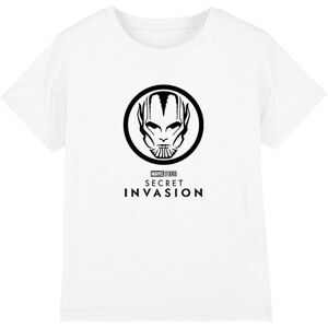 Marvel Secret Invasion Mono Badge Kids T-Shirt White Size: 12-13 Years White 12-13 Years Marvel Secret Invasion Mono Badge Kids T-Shirt White Size: 12-13 Years White 12-13 Years