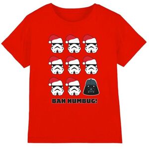 Star Wars Stormtroopers & Darth Vader Bah Humbug Christmas Kids T-Shirt Red Size: 3-4 Years Red 3-4 Years Star Wars Stormtroopers & Darth Vader Bah Humbug Christmas Kids T-Shirt Red Size: 3-4 Years Red 3-4 Years