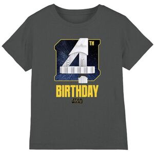 Star Wars Stormtrooper 4Th Birthday Space Kids T-Shirt Charcoal Size: 3-4 Years Charcoal 3-4 Years Star Wars Stormtrooper 4Th Birthday Space Kids T-Shirt Charcoal Size: 3-4 Years Charcoal 3-4 Years