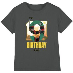 Star Wars Boba Fett 9Th Birthday Space Kids T-Shirt Charcoal Size: 5-6 Years Charcoal 5-6 Years Star Wars Boba Fett 9Th Birthday Space Kids T-Shirt Charcoal Size: 5-6 Years Charcoal 5-6 Years