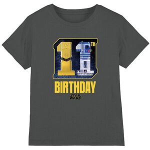Star Wars C3Po R2D2 11Th Birthday Space Kids T-Shirt Charcoal Size: 12-13 Years Charcoal 12-13 Years Star Wars C3Po R2D2 11Th Birthday Space Kids T-Shirt Charcoal Size: 12-13 Years Charcoal 12-13 Years