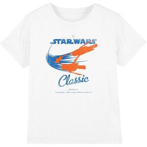 Star Wars Classic Kids T-Shirt White Size: 5-6 Years White 5-6 Years Star Wars Classic Kids T-Shirt White Size: 5-6 Years White 5-6 Years