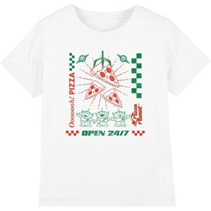 Disney Boy's Toy Story Pizza Planet Aliens Kids T-Shirt, White Size: 9-11 Years White 9-11 Years Disney Boy's Toy Story Pizza Planet Aliens Kids T-Shirt, White Size: 9-11 Years White 9-11 Years