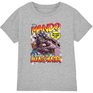 Star Wars The Mandalorian Bounty Hunter Speed Bike Kids T-Shirt, Heather Grey in Light Grey Size: 12-13 Years Light Grey 12-13 Years Star Wars The Mandalorian Bounty Hunter Speed Bike Kids T-Shirt, Heather Grey in Light Grey Size: 12-13 Years Light Grey 12-13 Years