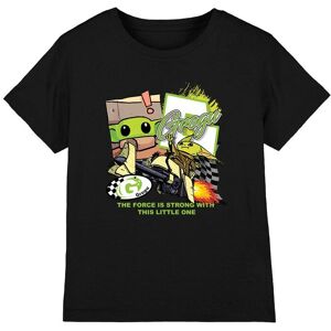 Star Wars The Mandalorian Grogu Racing Speeder Bike Kids T-Shirt, Black Size: 7-8 Years Black 7-8 Years Star Wars The Mandalorian Grogu Racing Speeder Bike Kids T-Shirt, Black Size: 7-8 Years Black 7-8 Years