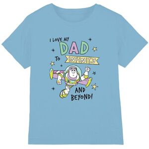 Disney Boy's Toy Story 4 Pixar Toy Story Buzz Lightyear Love Dad Boys T-Shirt, Sky Blue Size: 5-6 Years Blue 5-6 Years Disney Boy's Toy Story 4 Pixar Toy Story Buzz Lightyear Love Dad Boys T-Shirt, Sky Blue Size: 5-6 Years Blue 5-6 Years