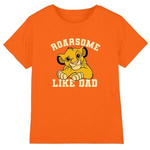 Disney Boy's Lion King Simba Roarsome Like Dad Boys T-Shirt, Orange Size: 5-6 Years Orange 5-6 Years Disney Boy's Lion King Simba Roarsome Like Dad Boys T-Shirt, Orange Size: 5-6 Years Orange 5-6 Years