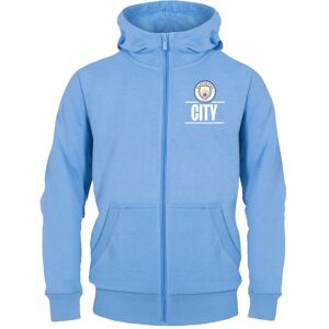 Manchester City FC Boy's Kids Zip Hoodie in Light Blue Size: 6-7 Years Light Blue 6-7 Years Manchester City FC Boy's Kids Zip Hoodie in Light Blue Size: 6-7 Years Light Blue 6-7 Years
