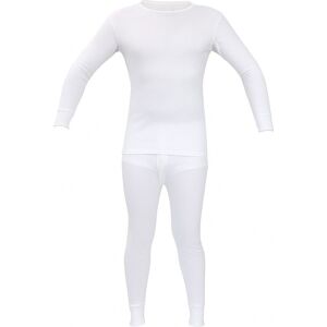 Britwear Kids Thermal Underwear Set Long John Bottom & Long Sleeve Top in White Size: 9-11 Years White 9-11 Years Britwear Kids Thermal Underwear Set Long John Bottom & Long Sleeve Top in White Size: 9-11 Years White 9-11 Years
