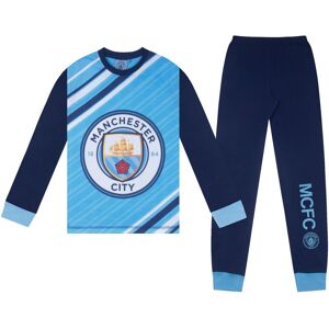 Manchester City FC Boy's Kids Sublimation Long Pyjamas in Light Blue Size: 5-6 Years Light Blue 5-6 Years Manchester City FC Boy's Kids Sublimation Long Pyjamas in Light Blue Size: 5-6 Years Light Blue 5-6 Years