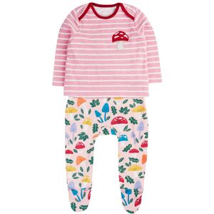 Frugi Girl's Brooke Easy Dressing Babygrow in Pink Size: 12-18 m Pink 12-18 m Frugi Girl's Brooke Easy Dressing Babygrow in Pink Size: 12-18 m Pink 12-18 m
