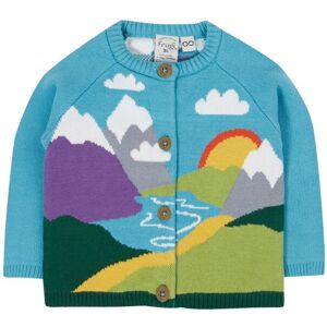 Frugi Boy's Reva Knitted Cardigan in Blue Size: 6-9 m Blue 6-9 m Frugi Boy's Reva Knitted Cardigan in Blue Size: 6-9 m Blue 6-9 m