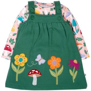 Frugi Girl's Pip Pinafore Outfit in Green Size: 4-5 Years Green 4-5 Years Frugi Girl's Pip Pinafore Outfit in Green Size: 4-5 Years Green 4-5 Years