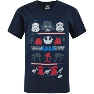 Star Wars Boy's Kids Short Sleeved T-Shirt (Boys Blue) in Blue Size: 3-4 Years Blue 3-4 Years Star Wars Boy's Kids Short Sleeved T-Shirt (Boys Blue) in Blue Size: 3-4 Years Blue 3-4 Years