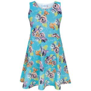 Disney Girl's Sleeveless Skater Dress (Kids Blue) in Blue Size: 11-12 Years Blue 11-12 Years Disney Girl's Sleeveless Skater Dress (Kids Blue) in Blue Size: 11-12 Years Blue 11-12 Years