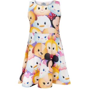 Disney Girl's Short Sleeve Skater Dress in White Size: 9-10 Years White 9-10 Years Disney Girl's Short Sleeve Skater Dress in White Size: 9-10 Years White 9-10 Years