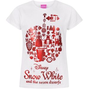 Disney Girl's Kids Short Sleeved T-Shirt (Girls White) in White Size: 5-6 Years White 5-6 Years Disney Girl's Kids Short Sleeved T-Shirt (Girls White) in White Size: 5-6 Years White 5-6 Years