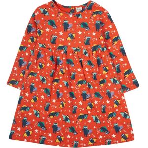 Frugi Girl's Cosy Amelia Dress in Orange Size: 5-6 Years Orange 5-6 Years Frugi Girl's Cosy Amelia Dress in Orange Size: 5-6 Years Orange 5-6 Years