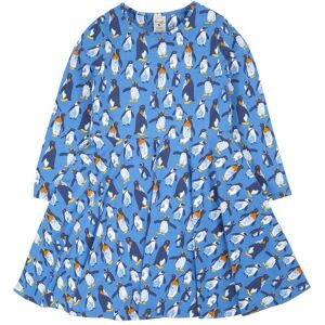 Frugi Girl's Sofia Skater Dress in Blue Size: 8-9 Years Blue 8-9 Years Frugi Girl's Sofia Skater Dress in Blue Size: 8-9 Years Blue 8-9 Years