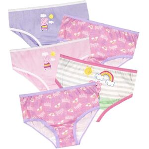 Peppa Pig Girl's Underwear 5 Pack in Pink Size: 5-6 Years Pink 5-6 Years Peppa Pig Girl's Underwear 5 Pack in Pink Size: 5-6 Years Pink 5-6 Years