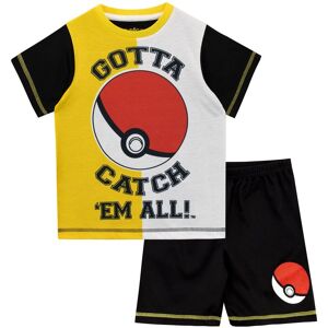 Pokemon Boy's Pokeball Short Pyjamas in Black Size: 10-11 Years Black 10-11 Years Pokemon Boy's Pokeball Short Pyjamas in Black Size: 10-11 Years Black 10-11 Years