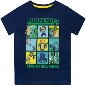 Minecraft Boy's Steve & Alex Adventure Mode T-Shirt in Blue Size: 4-5 Years Blue 4-5 Years Minecraft Boy's Steve & Alex Adventure Mode T-Shirt in Blue Size: 4-5 Years Blue 4-5 Years