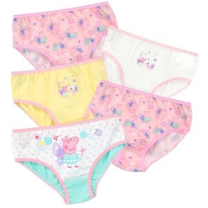 Peppa Pig Girl's Underwear 5 Pack in Pink Size: 5-6 Years Pink 5-6 Years Peppa Pig Girl's Underwear 5 Pack in Pink Size: 5-6 Years Pink 5-6 Years