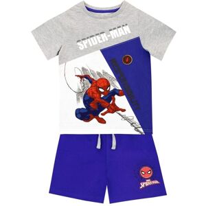 Marvel Boy's Spiderman T-Shirt & Short Set in Blue Size: 5-6 Years Blue 5-6 Years Marvel Boy's Spiderman T-Shirt & Short Set in Blue Size: 5-6 Years Blue 5-6 Years