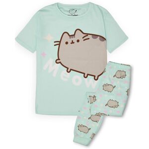 Pusheen Girl's Short Sleeve Long Leg Pyjama Set Girls Green Official Size: 13-14 Years Multicolor 13-14 Years Pusheen Girl's Short Sleeve Long Leg Pyjama Set Girls Green Official Size: 13-14 Years Multicolor 13-14 Years