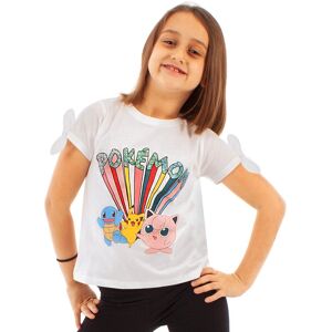 Pokemon Girl's Kids Short Sleeved T-Shirt (Girls White) in White Size: 13-14 Years White 13-14 Years Pokemon Girl's Kids Short Sleeved T-Shirt (Girls White) in White Size: 13-14 Years White 13-14 Years