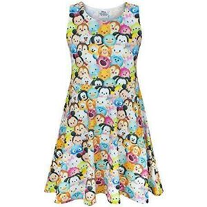 Disney Girl's Sleeveless Skater Dress (Kids Yellow) in Yellow Size: 9-10 Years Yellow 9-10 Years Disney Girl's Sleeveless Skater Dress (Kids Yellow) in Yellow Size: 9-10 Years Yellow 9-10 Years