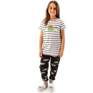 Friends Short Sleeve Long Leg Pyjama Set (Kids White) in White Size: 11-12 Years White 11-12 Years Friends Short Sleeve Long Leg Pyjama Set (Kids White) in White Size: 11-12 Years White 11-12 Years