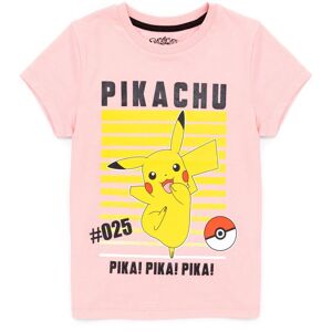 Pokemon Girl's Kids Short Sleeved T-Shirt (Girls Pink) in Pink Size: 4-5 Years Pink 4-5 Years Pokemon Girl's Kids Short Sleeved T-Shirt (Girls Pink) in Pink Size: 4-5 Years Pink 4-5 Years