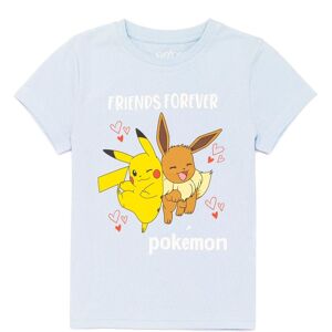 Pokemon Girl's Kids Short Sleeved T-Shirt (Girls Blue) in Blue Size: 11-12 Years Blue 11-12 Years Pokemon Girl's Kids Short Sleeved T-Shirt (Girls Blue) in Blue Size: 11-12 Years Blue 11-12 Years