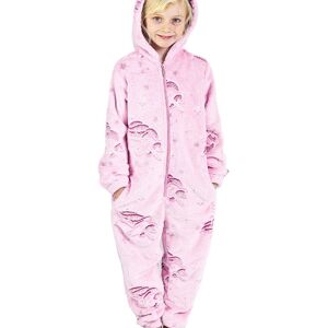 CityComfort Girl's Girls Glow in the Dark Onesie in Pink Size: 11-12 Years Pink 11-12 Years CityComfort Girl's Girls Glow in the Dark Onesie in Pink Size: 11-12 Years Pink 11-12 Years