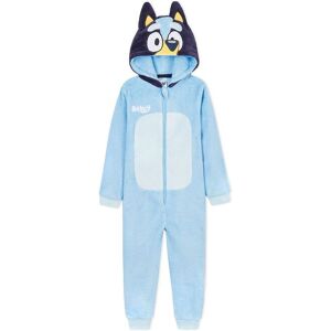 Bluey Boy's Fleece Onesie with Hood Cosy Fluffy Loungewear Nightwear in Blue Size: 3-4 Years Blue 3-4 Years Bluey Boy's Fleece Onesie with Hood Cosy Fluffy Loungewear Nightwear in Blue Size: 3-4 Years Blue 3-4 Years