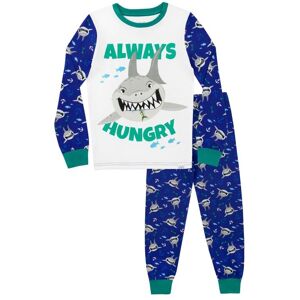 Harry Bear Boy's Always Hungry Shark Snuggle Fit Cosy Pyjamas in Blue Size: 10-11 Years Blue 10-11 Years Harry Bear Boy's Always Hungry Shark Snuggle Fit Cosy Pyjamas in Blue Size: 10-11 Years Blue 10-11 Years
