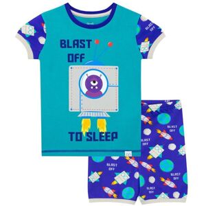 Harry Bear Boy's Blast Off-To Sleep Space Pyjamas in Blue Size: 3-4 Years Blue 3-4 Years Harry Bear Boy's Blast Off-To Sleep Space Pyjamas in Blue Size: 3-4 Years Blue 3-4 Years
