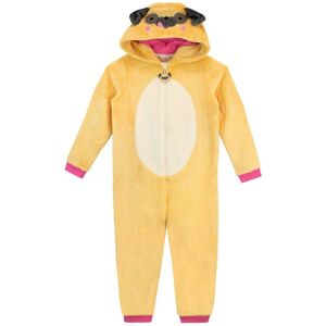 Harry Bear Girl's Pug Onesie Fleece All In One in Yellow Size: 11-12 Years Yellow 11-12 Years Harry Bear Girl's Pug Onesie Fleece All In One in Yellow Size: 11-12 Years Yellow 11-12 Years