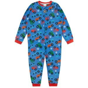 Harry Bear Boy's Long Sleeve Tractor Onesie in Blue Size: 4-5 Years Blue 4-5 Years Harry Bear Boy's Long Sleeve Tractor Onesie in Blue Size: 4-5 Years Blue 4-5 Years