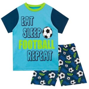 Harry Bear Boy's Eat Sleep Football Pyjamas in Blue Size: 10-11 Years Blue 10-11 Years Harry Bear Boy's Eat Sleep Football Pyjamas in Blue Size: 10-11 Years Blue 10-11 Years