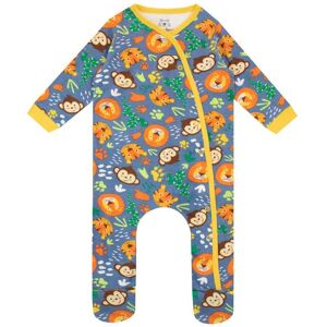 Harry Bear Baby Jungle Animals Sleepsuit in Blue Size: 3-6 m Blue 3-6 m Harry Bear Baby Jungle Animals Sleepsuit in Blue Size: 3-6 m Blue 3-6 m
