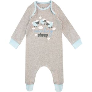 Harry Bear Boy's Counting Sheep Baby Sleepsuit in Grey Size: 12-18 m Grey 12-18 m Harry Bear Boy's Counting Sheep Baby Sleepsuit in Grey Size: 12-18 m Grey 12-18 m