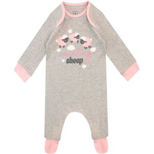 Harry Bear Girl's Counting Sheep Baby Sleepsuit in Grey Size: 0-3 m Grey 0-3 m Harry Bear Girl's Counting Sheep Baby Sleepsuit in Grey Size: 0-3 m Grey 0-3 m