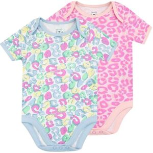 Harry Bear Girl's Animal Print Bodysuits 2 Pack Size: 0-3 m Multicolor 0-3 m Harry Bear Girl's Animal Print Bodysuits 2 Pack Size: 0-3 m Multicolor 0-3 m