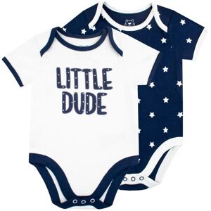 Harry Bear Boy's Little Dude Star Bodysuits 2 Pack in Blue Size: 6-9 m Blue 6-9 m Harry Bear Boy's Little Dude Star Bodysuits 2 Pack in Blue Size: 6-9 m Blue 6-9 m
