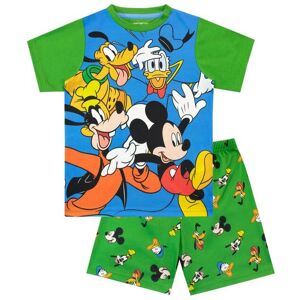 Disney Boy's Mickey Mouse Donald Duck & Pluto Short Pyjamas in Green Size: 6-7 Years Green 6-7 Years Disney Boy's Mickey Mouse Donald Duck & Pluto Short Pyjamas in Green Size: 6-7 Years Green 6-7 Years