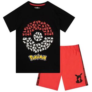 Pokemon Boy's Pikachu & Pokeball Print T-Shirt & Short Set in Black Size: 11-12 Years Black 11-12 Years Pokemon Boy's Pikachu & Pokeball Print T-Shirt & Short Set in Black Size: 11-12 Years Black 11-12 Years
